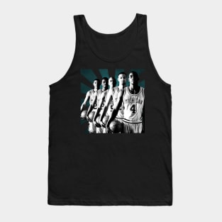 FAB FIVE II Retro Pixel II 70S Tank Top